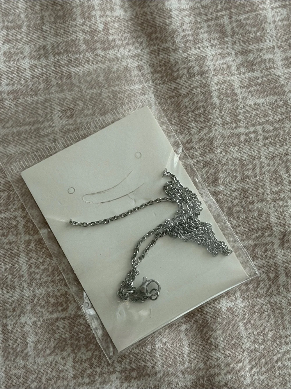 Stainless Steel 'Leo' Necklace - Silver